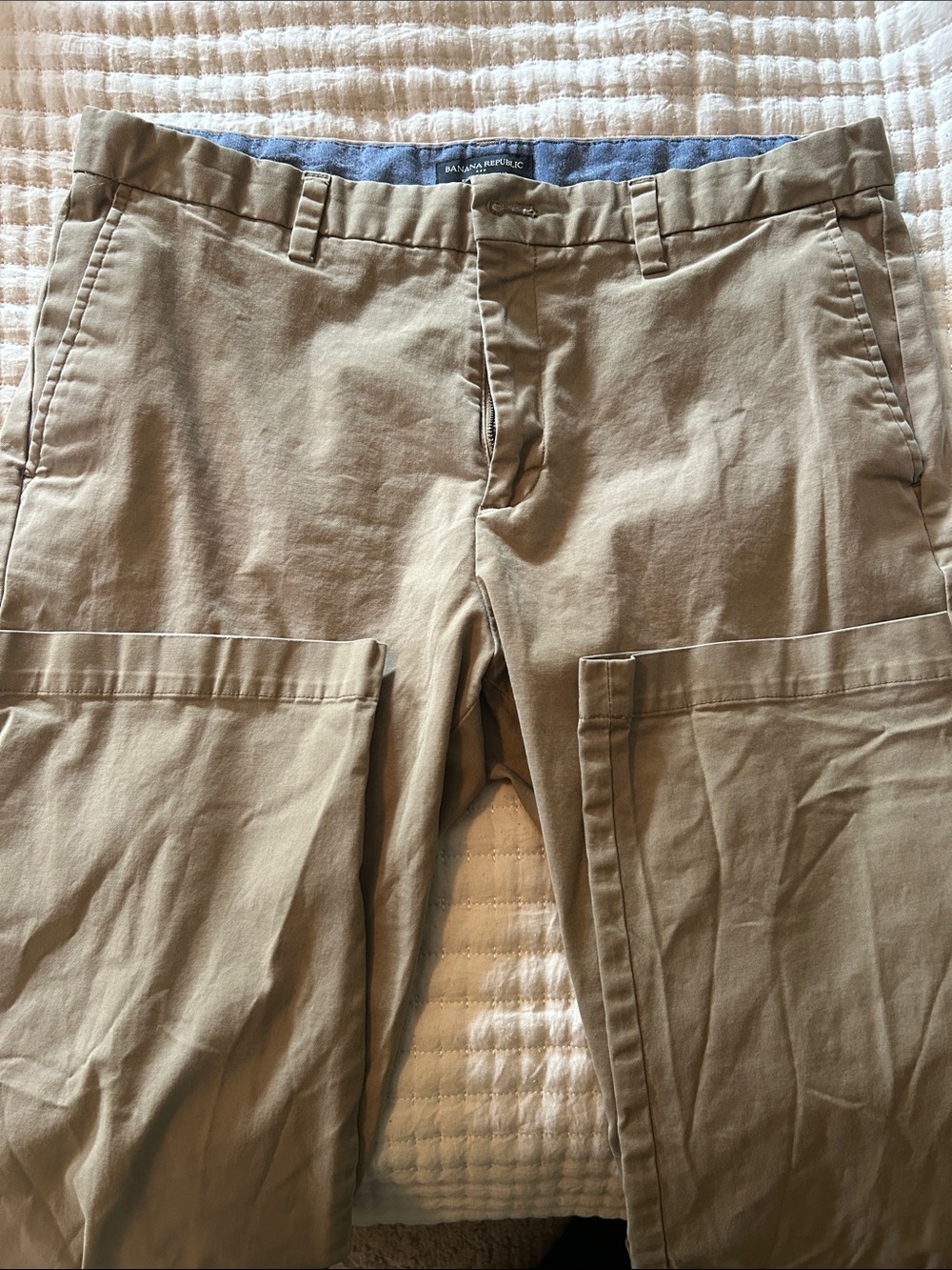 Banana Republic Men's Khaki/Tan Chino Pants